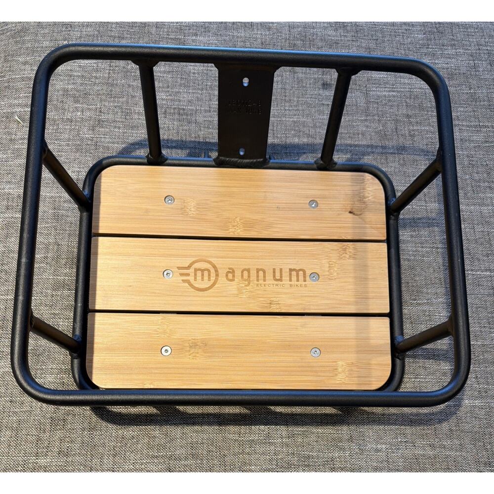 New Magnum Aluminum-Welded Electric Bike Basket, Front Carrier Rack
